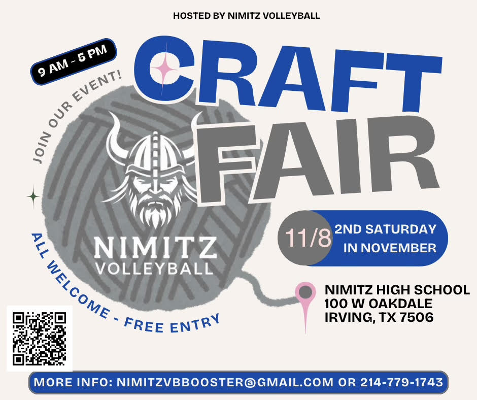 Nimitz High School to Host Annual Craft Fair This Saturday