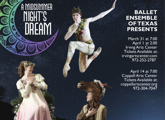 Ballet Ensemble of Texas Announces 2023 Spring Season at Irving Arts Center