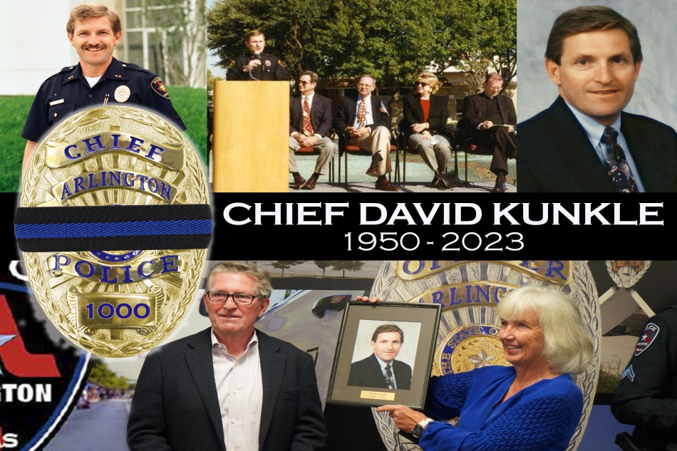 Arlington Police Releases Statement on Passing of Former Police Chief David Kunkle