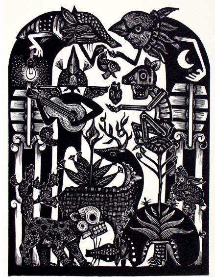 Entintado: Cross-Border Printmaking Exhibition to Open at Bath House Cultural Center