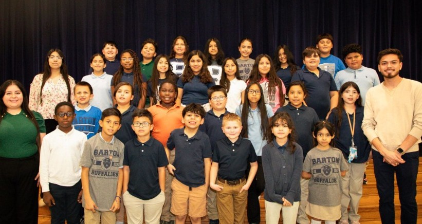 Barton Elementary Student Council Earns State and National Recognition for Leadership and Service