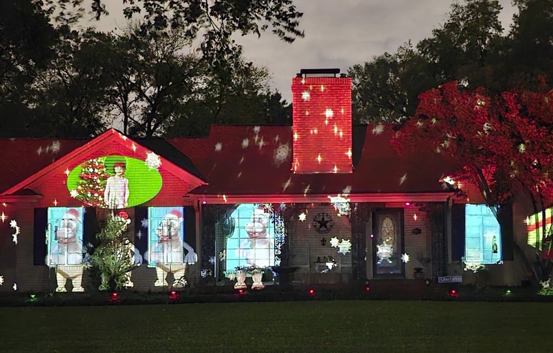 Bright Haven Home in Irving Transforms into Christmas Show
