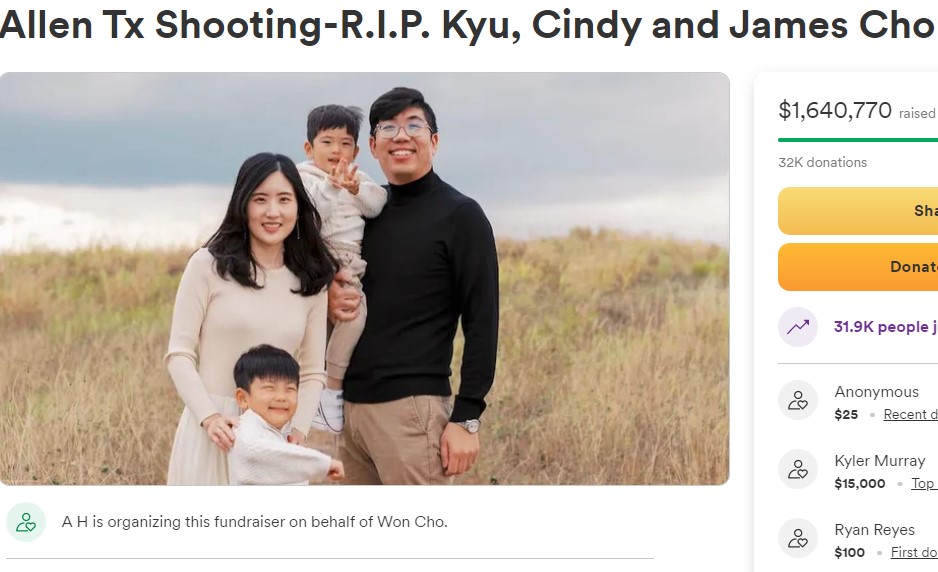 Family Raises $1.6 Million for 6-year-old Allen Mass Shooting Lone Survivor After Family is Killed