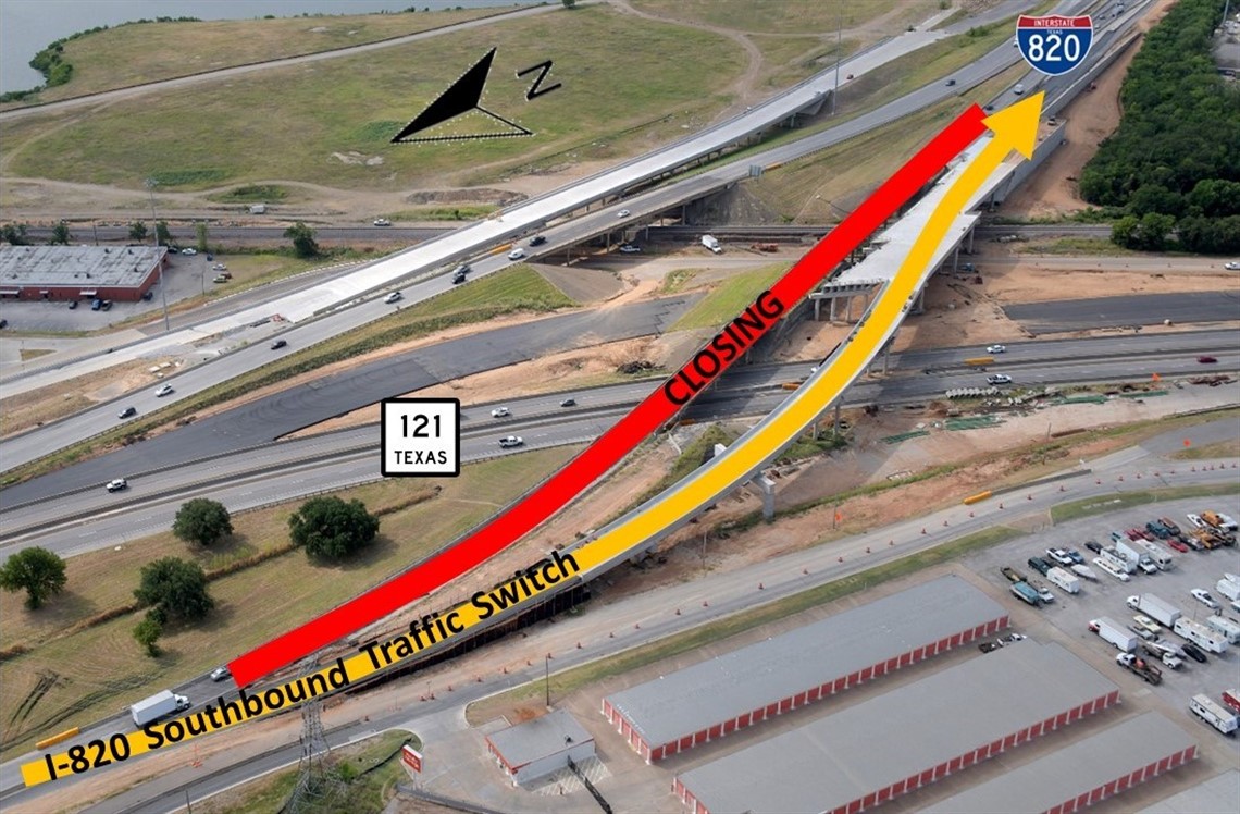 Loop 820 Southbound Traffic Switch and Bridge Demolition this Weekend to Impact Fort Worth Traffic