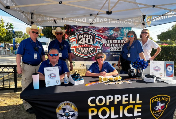St. Ann's Annual Carnival Celebrates 30th Year in Coppell This Weekend, Coppell Police is there Promoting National Night Out