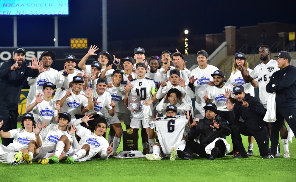 Dallas College Richland Men's Soccer Clinches Sixth Consecutive National Title