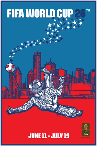 Official FIFA World Cup 26 Dallas Host City Poster Revealed by Local Artist