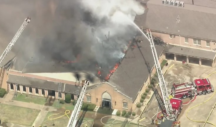 Massive Fire Damages Historic Saintsville Church of God in Dallas 