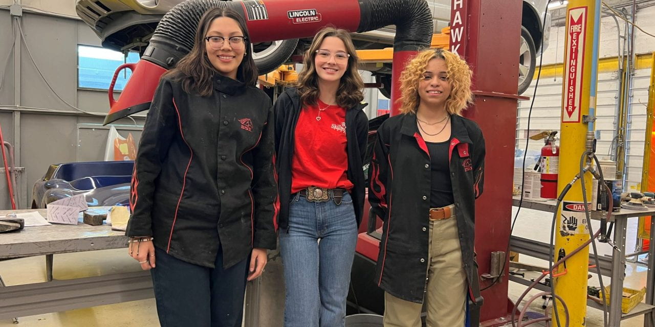 Three Female Students from Irving ISD Show That The Future of Cars is Female