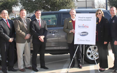 Horace Mann Donates SUV to Irving ISD