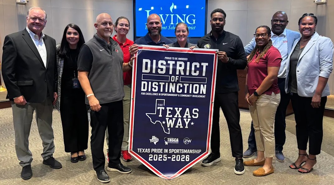 Irving ISD Earns Texas Way District of Distinction for Second Straight Year, Cuts Athletic Ejections by 50%