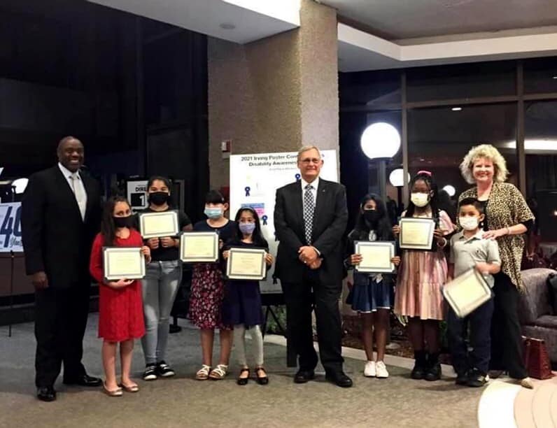 Irving Student Disability Poster Contest Winners Recognized By City