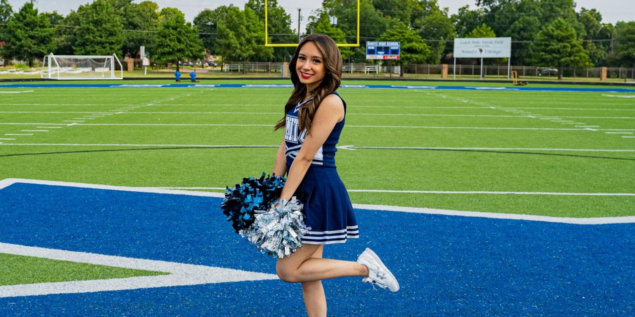 Nimitz Senior Cheerleader Gets A Jumpstart On College