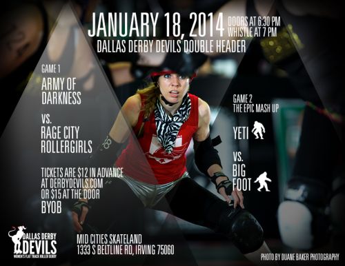 The Dallas Derby Devils are coming to Irving!