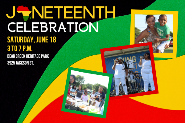 Celebrate Juneteenth at Bear Creek Heritage Park