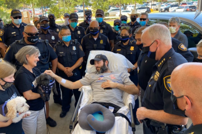 Fort Worth Police Officer Matt Brazeal Survives Terrifying Accident, Continues to Fight for Recovery