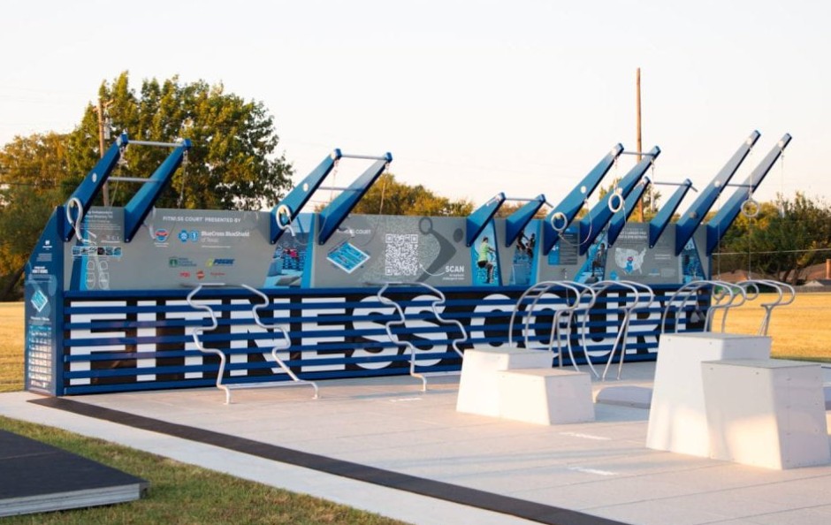 Irving ISD Unveils Texas First Fitness Court at Nimitz High School