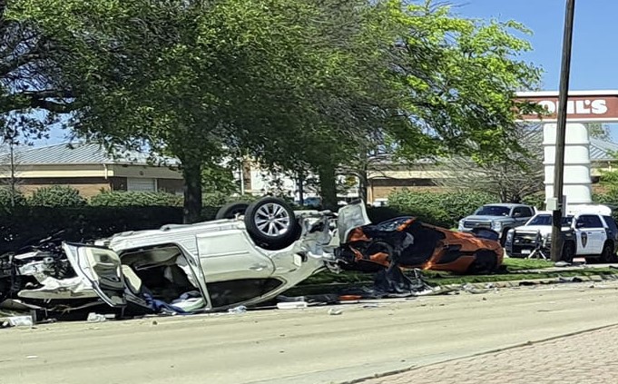 Speeding McLaren Involved in Major Accident in Plano
