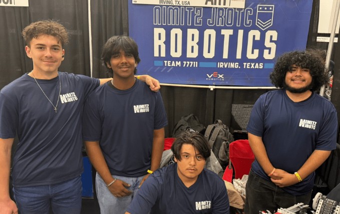 Nimitz NJROTC Robotics Team Finishes Top 16 at National Championship