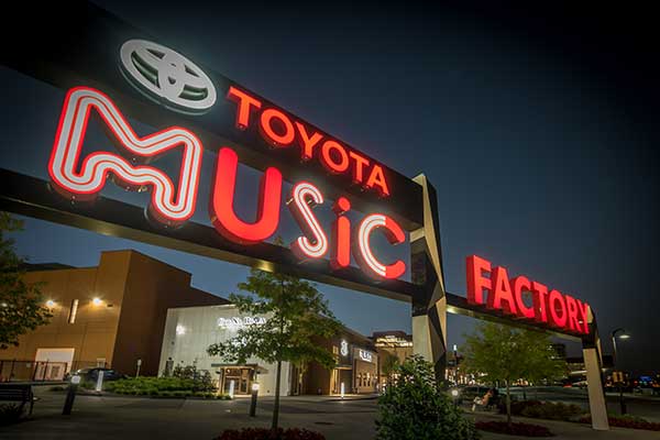 Toyota Music Factory Plaza Grand Reopening Offers Free Concerts and Cowboys Watch Party